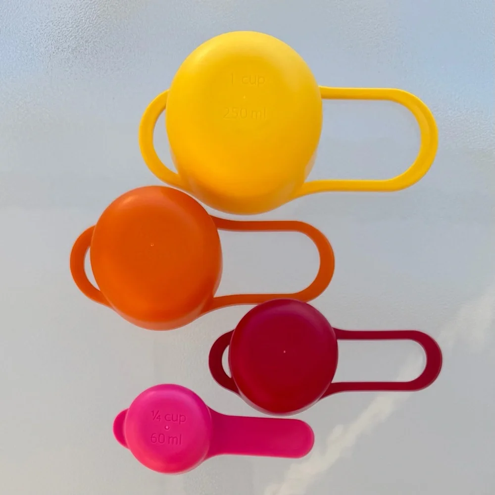 Breast Cancer Awareness Ribbon Nesting Measuring Cups ~ Set of 4